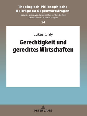 cover image of Gerechtigkeit und gerechtes Wirtschaften